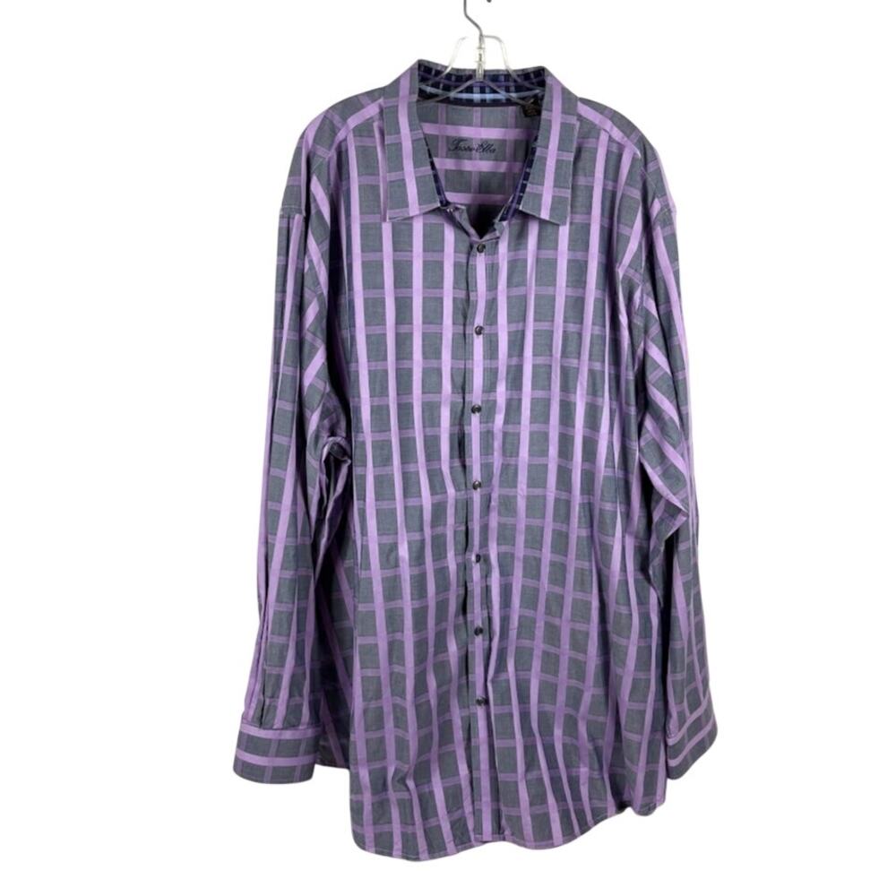 Tasso Elba 4XL Tall Long Sleeve Button Up Shirt